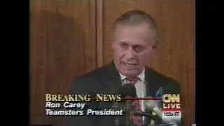 August 11, 1997 - Teamsters President Ron Carey Announces Agreement to End UPS Strike