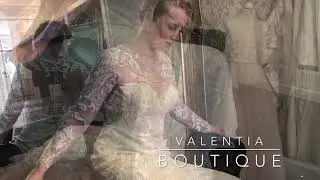 Lace Wedding Dress with Lace Sleeves & Illusion Back