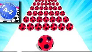 A-Z run game ⚽️🏐Mix Levels Walk through (Android, ios Mobile game)