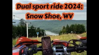 Snowshoe WV Dual Sport 2024 Ride 4k GoPro AMAZING !