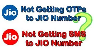 Not Receiving Incoming SMS from JIO /  Not Receiving OTP from JIO | OTP Not Generating JIO 4G