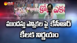 CM KCR Key Decision on Telangana Early Elections | Huzurabad BY Elections | TRSLP Meeting | SakshiTV