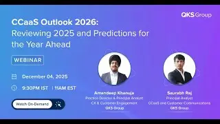 CCaaS Outlook 2026: Reviewing 2025 and Predictions for the Year Ahead