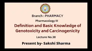 Pharmacology - III || AKTU Digital Education