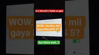 OLA MoveOS 5 stable version released #moveos5 #olaelectric #olas1air #olaroadster #olas1progen2