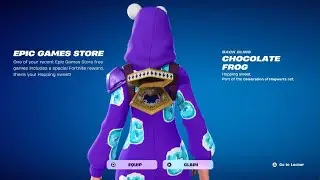 Fortnite free chocolate frog back bling FREE REWARDS