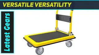 Best Yellow Folding Platform Trolley: Heavy Duty & Super Convenient!