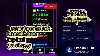 litecoin farm terbaik bisa withdraw tiap hari gass kuyyy