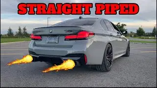 LOUDEST CAR ON EARTH?! STRAIGHT PIPED BMW M5 COMPETITION!!