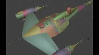 🔴3D MODELING | Naboo N-1 Starfighter | BLENDER | SEP 21, 2025 | #3d #b3d #blender #3dmodeling