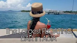 Where is Asia's LARGEST FLOATING BAR? | #summer #beach