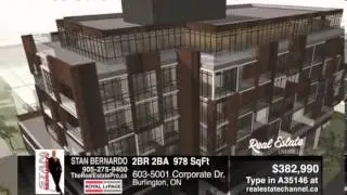 Luxury 2 bedroom apartments at $382990 in Burlington ON