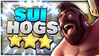 NEW TH10 Sui Hero Mass Hog Rider Attack Strategy | Clash of Clans
