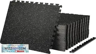 VEVOR 25 PCS 0.56 inch Thick Gym Floor Mats 24