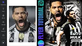 como criar uma arte Esportiva de Futebol no Canva | passo a passo completo para iniciantes