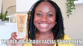 $9 SUPERGOOP UNSEEN DUPE?! 😱TRADER JOE'S DAILY FACIAL SUNSCREEN