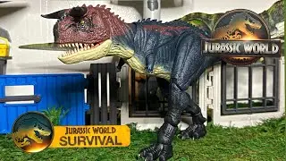 Распаковка и обзор Jurassic World Survival Charge 'N Chomp Carnotaurus 2026