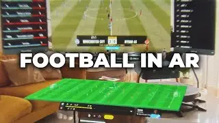 Football in Augmented Reality is cool