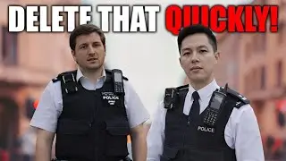 UK Police Confront a Silent Cameraman...They Didn&rsquo;t See This Coming!