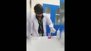 Magic: A colour changing experiment in Chemistry lab