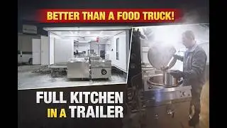 Expandable Food Truck with Full Professional Kitchen | Mobile Catering Trailer