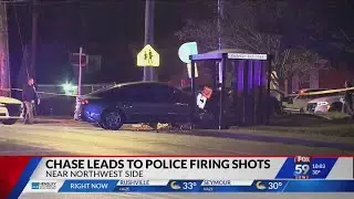 Fleeing driver and crashes result in police gunfire in Indianapolis