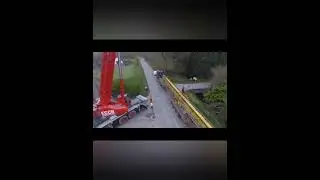 NIXON HAULAGE LTD MOVING A 27 METRE GANTRY CRANE