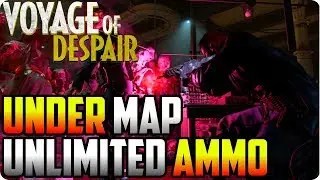 BO4 Zombie Glitches: Fully Under The Map With Unlimited Ammo Glitch - Voyage Of Despair Glitches