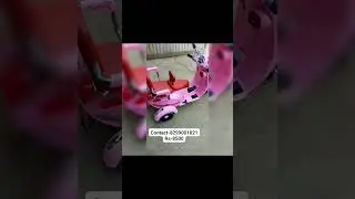Baby scooter electric bike,Light,Horn scooter... #entertainment #cutebaby #baby #Kids_scooter