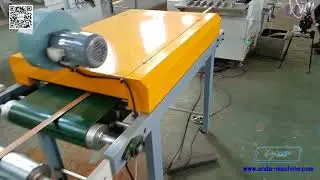 done testing of four color PVC edge band printing machine with germany production technic