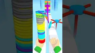 rainbow toy spring roll #funny #games #viral #shortsfeed #trendingshorts 🤣