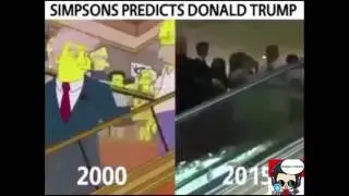 simpsons predicted donald trump escalator