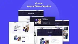 Funder Agency Website Template | Funder Business Website Review 2023