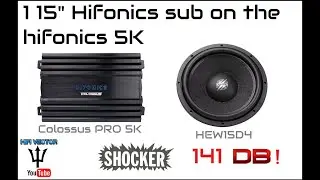 Обзор и тест сабвуфера Hifonics ELITE 15” на Colossus PRO 5k hew15D4