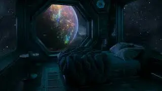 Decompress before sleep | Stress Relief | Zero Gravity Feeling | Space Flight Sounds