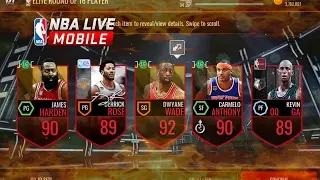 BIGGEST PACK OPENING IN NBA LIVE MOBILE!!! NEW ELITE PULLS!!! #85