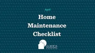 April Home Maintenance Checklist | ANHWP