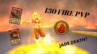Wizard101 Lvl 130 Fire PvP - GOING SECOND TO JADE???