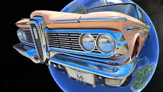 Route 66 Ford Edsel Ranger 1959 on Google Maps!