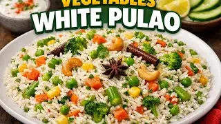 Vegetable White Pulao Recipe | Easy & Delicious Rice Recipe
