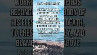 🕊️ Bible Verse Of The Day Colossians 1:21-22 From Enemies To Holy!