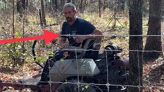 CAUGHT IN THE ACT: EMT In Uniform Tried To Destroy Our New Fence!!!