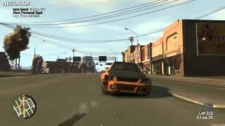 GTA IV - Online/Multiplayer - Race (1080p)