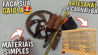 🛠️ FERRAMENTAS PARA FABRICAR GAIOLAS DE CARNAÚBA (Artesanais caseiras🌴)