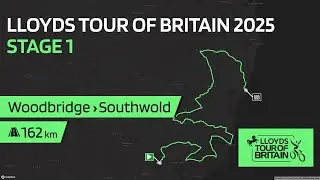 Lloyds Tour of Britain 2025 | Stage 1: Woodbridge, Southwold
