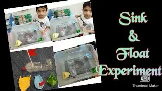 Steam Activity;Sink and Float Experiment with boat