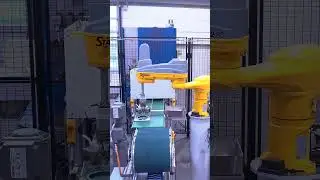 Automatisierte #Zahnradfertigung #robotics #roboter #handling #handlingsystem #automation #automobil