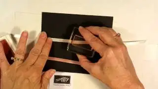 STAMPIN UP, BREAST CANCER CARD, RIBBON TIP