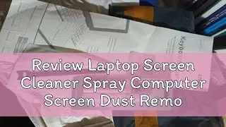 Review Laptop Screen Cleaner Spray Computer Screen Dust Removal Microfiber Cloth Set PC Mobile Phon