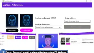 Facial Recognition Staff Attendance System using PC Webcam ~ C# + MySQL